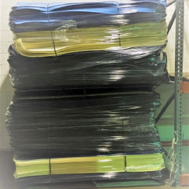 foam skins are made up of various densities & colors. Sold individually or by the pallet